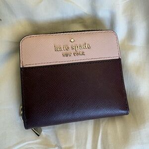 Kate Spade wallet (mauve & pink)